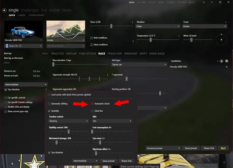 In ContentManager, go to Settings > AssettoCorsa> Controls > Force Feedback. . How to turn off auto clutch assetto corsa content manager